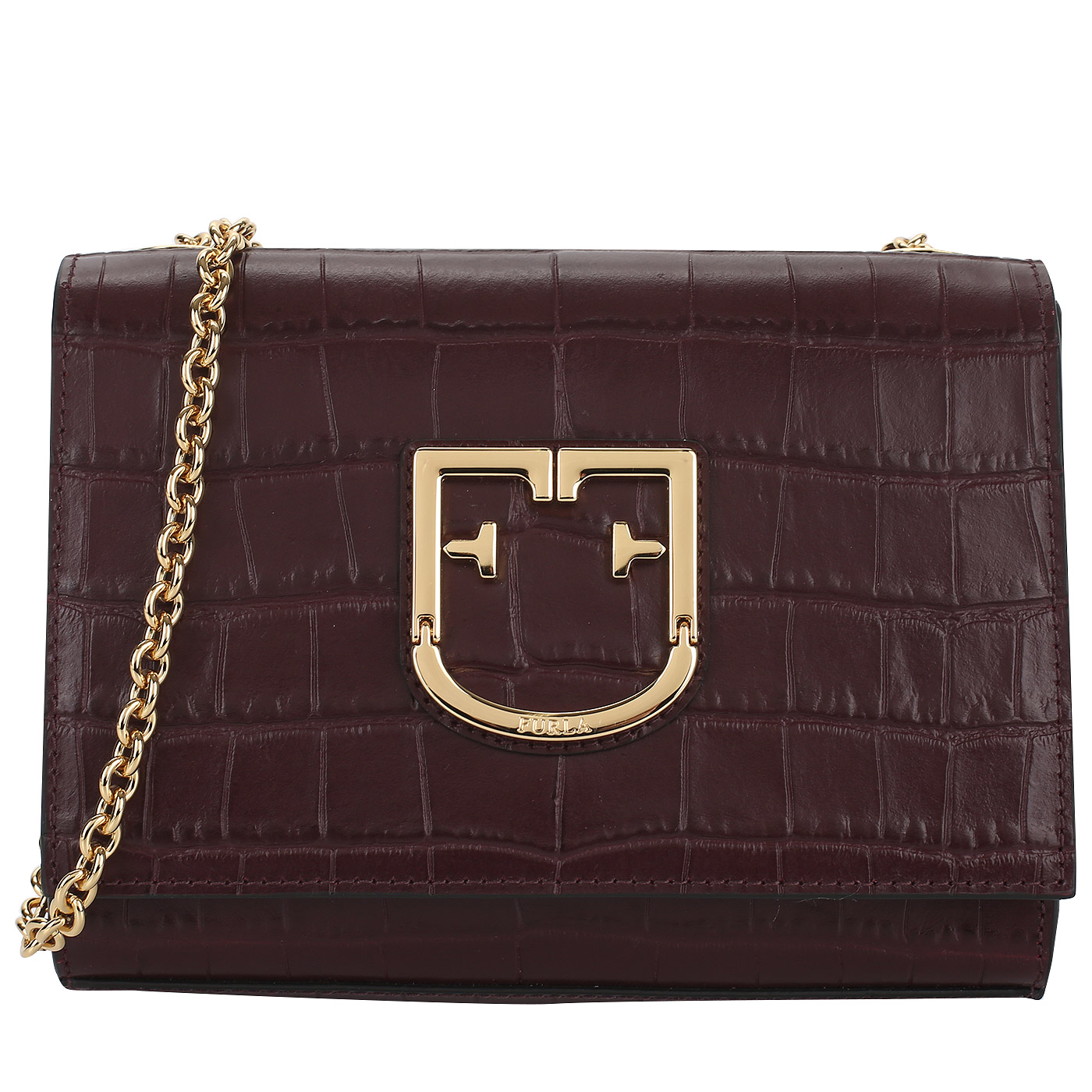 Furla Сумочка с отделкой под крокодиловую кожу