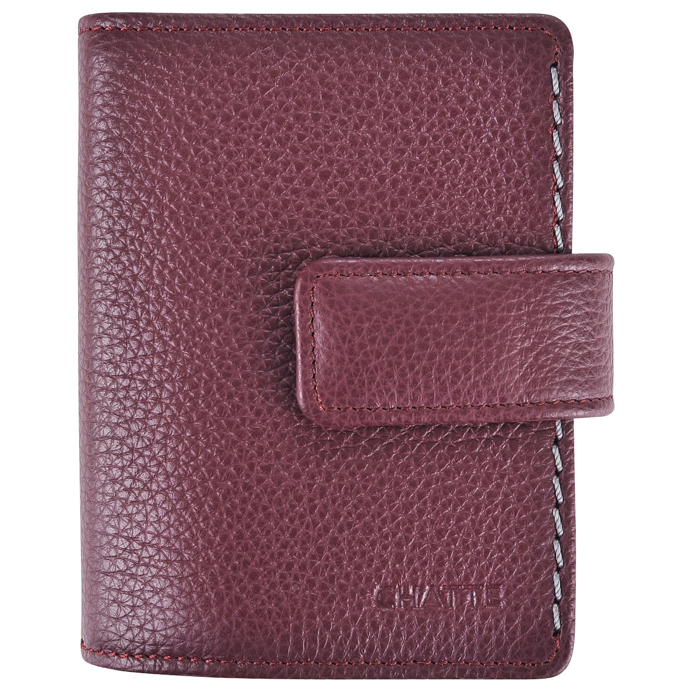 Chatte Кожаная визитница на кнопке