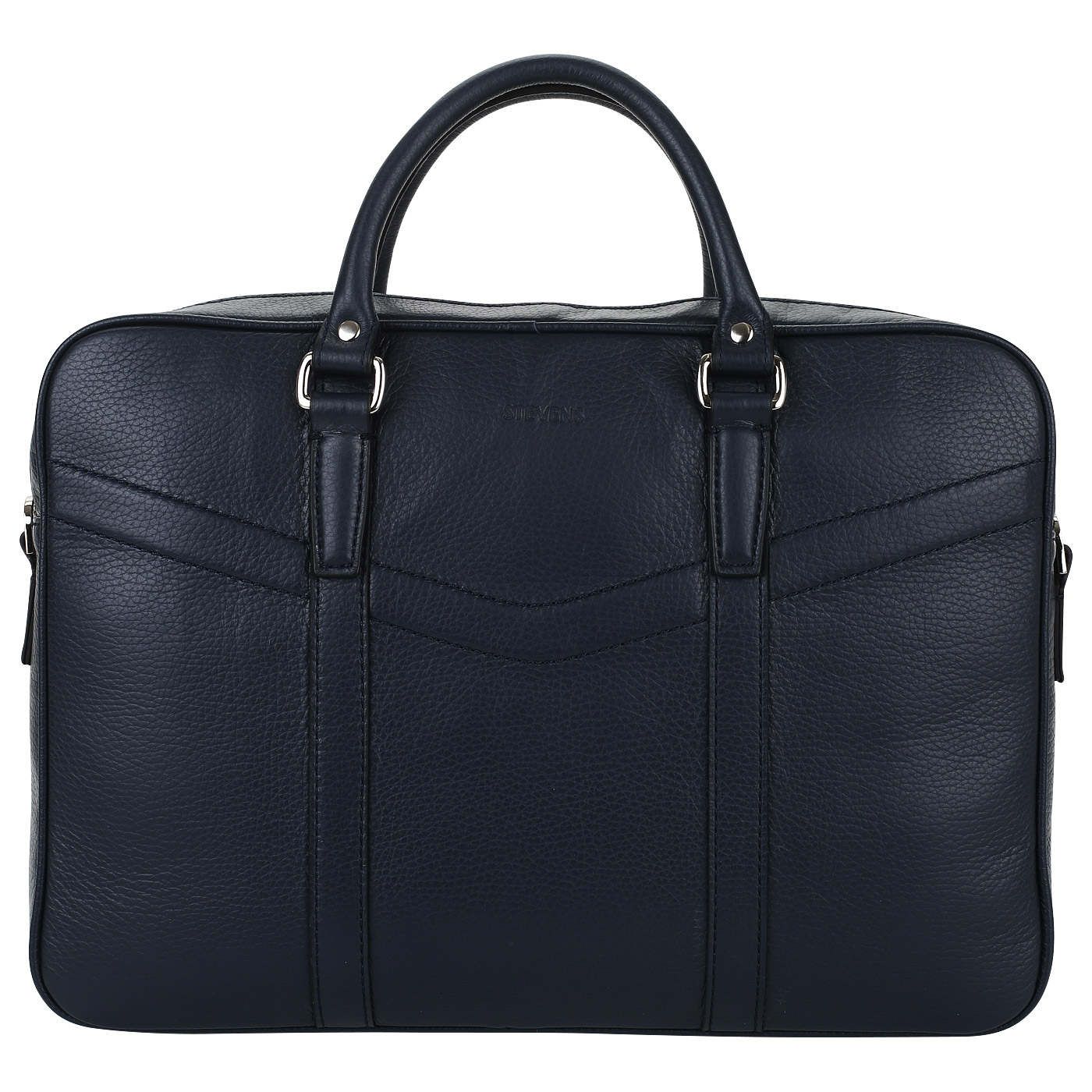 Stevens Деловая сумка из синей кожи