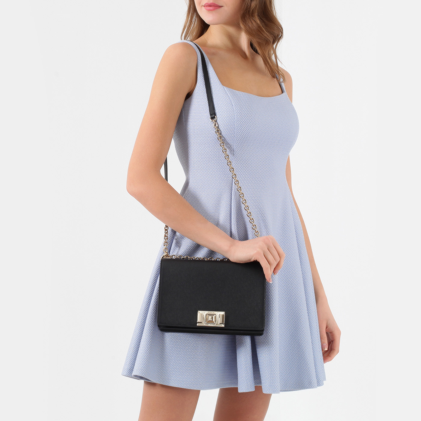 Сумочка на ремешке с цепочкой Furla Mimi