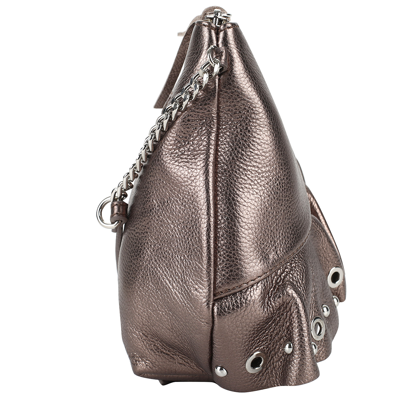 Сумочка с клепками через плечо Marina Creazioni 