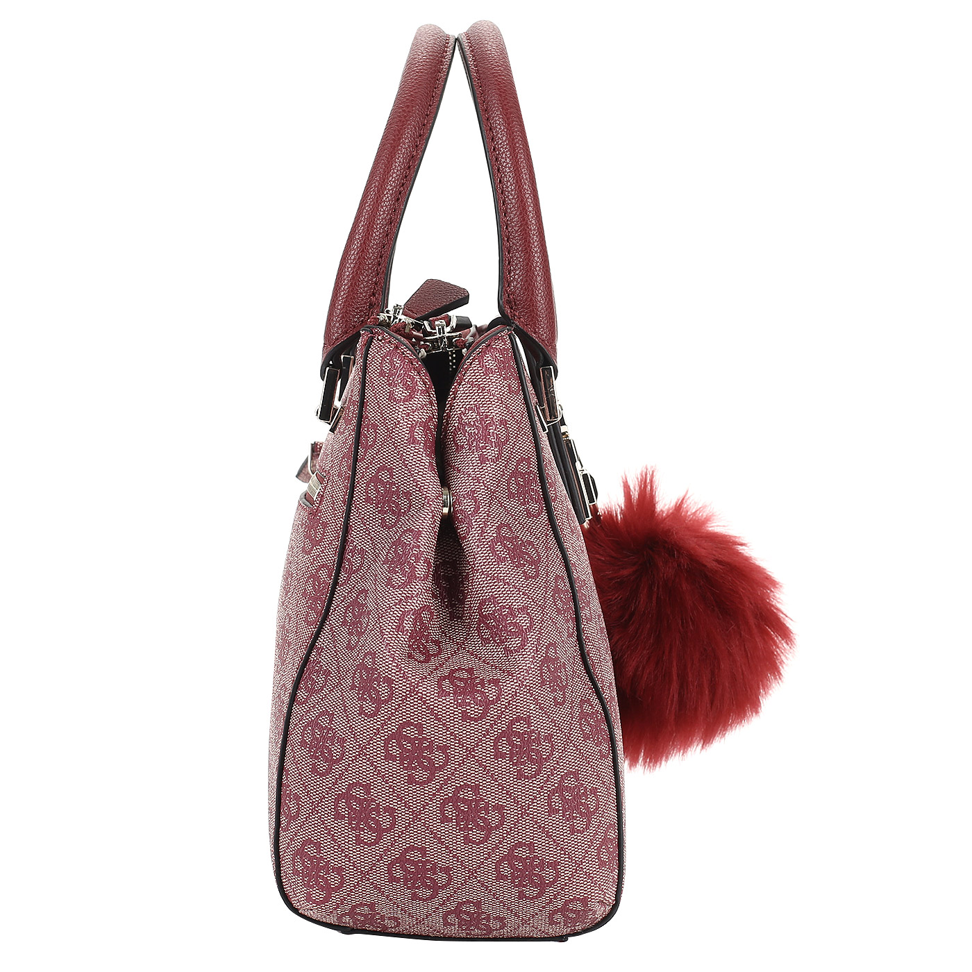 Красная сумка на молнии Guess Handbag