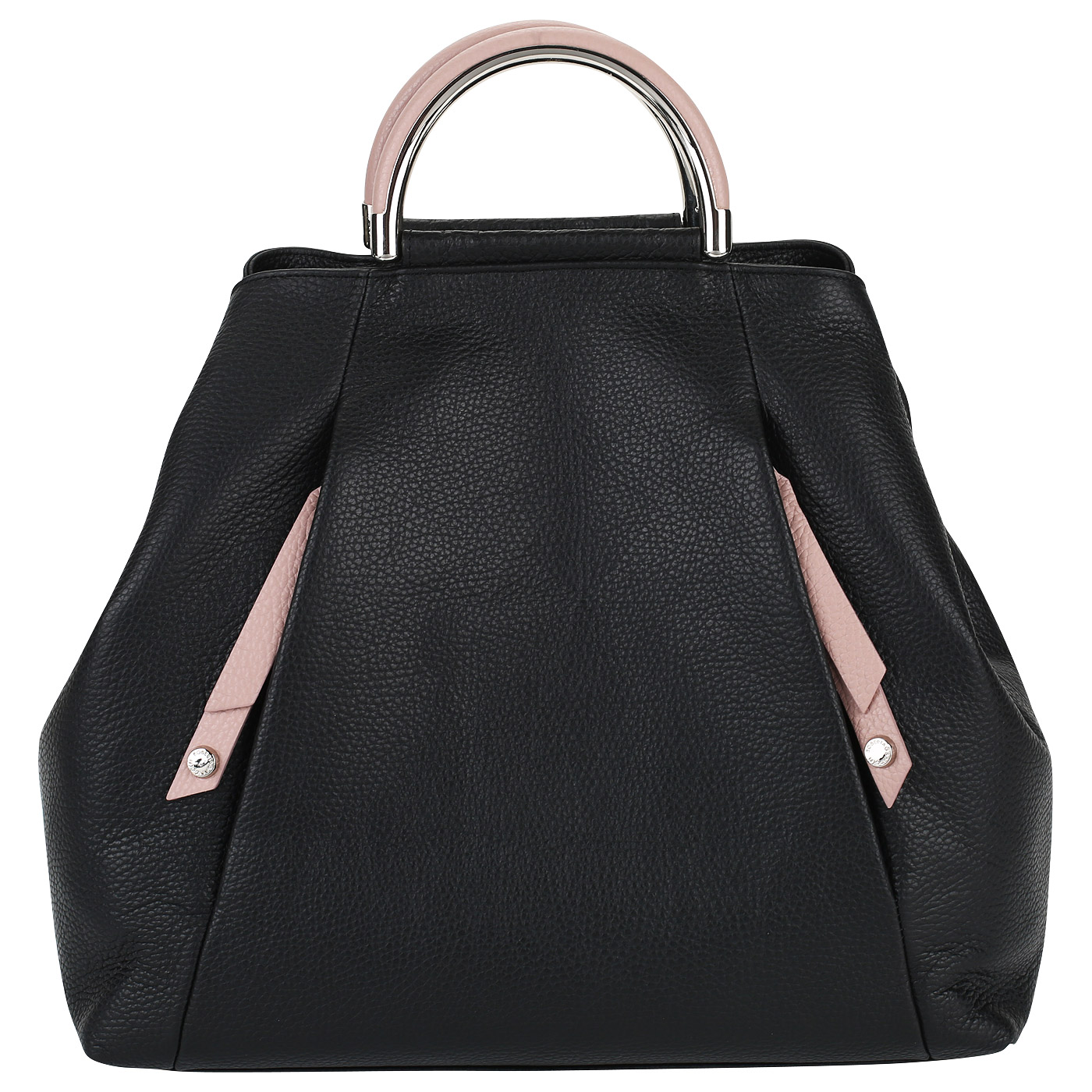 Мягкая сумка из черной кожи Roberta Gandolfi Canneloni