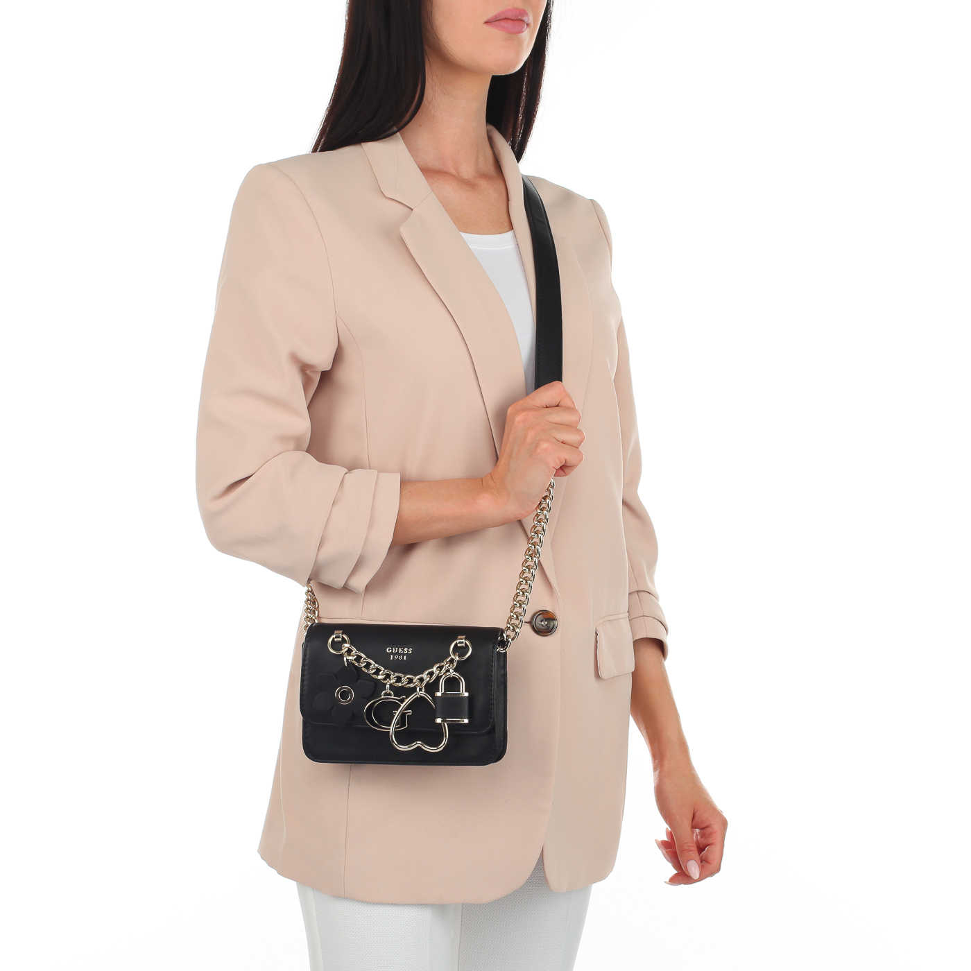 Маленькая сумочка с декором Guess Hadley