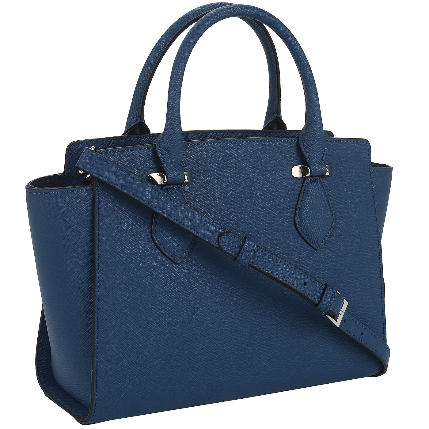 Сумка-трапеция из сафьяна Cromia Perla