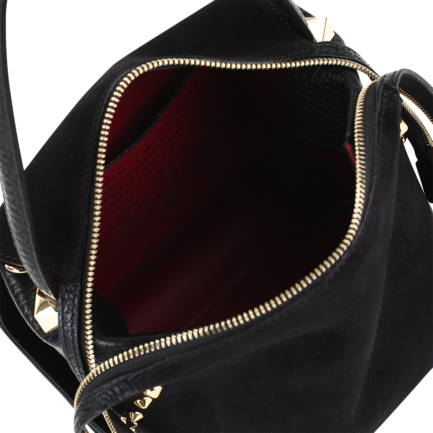 Сумочка с декором Carlo Salvatelli Camoscio