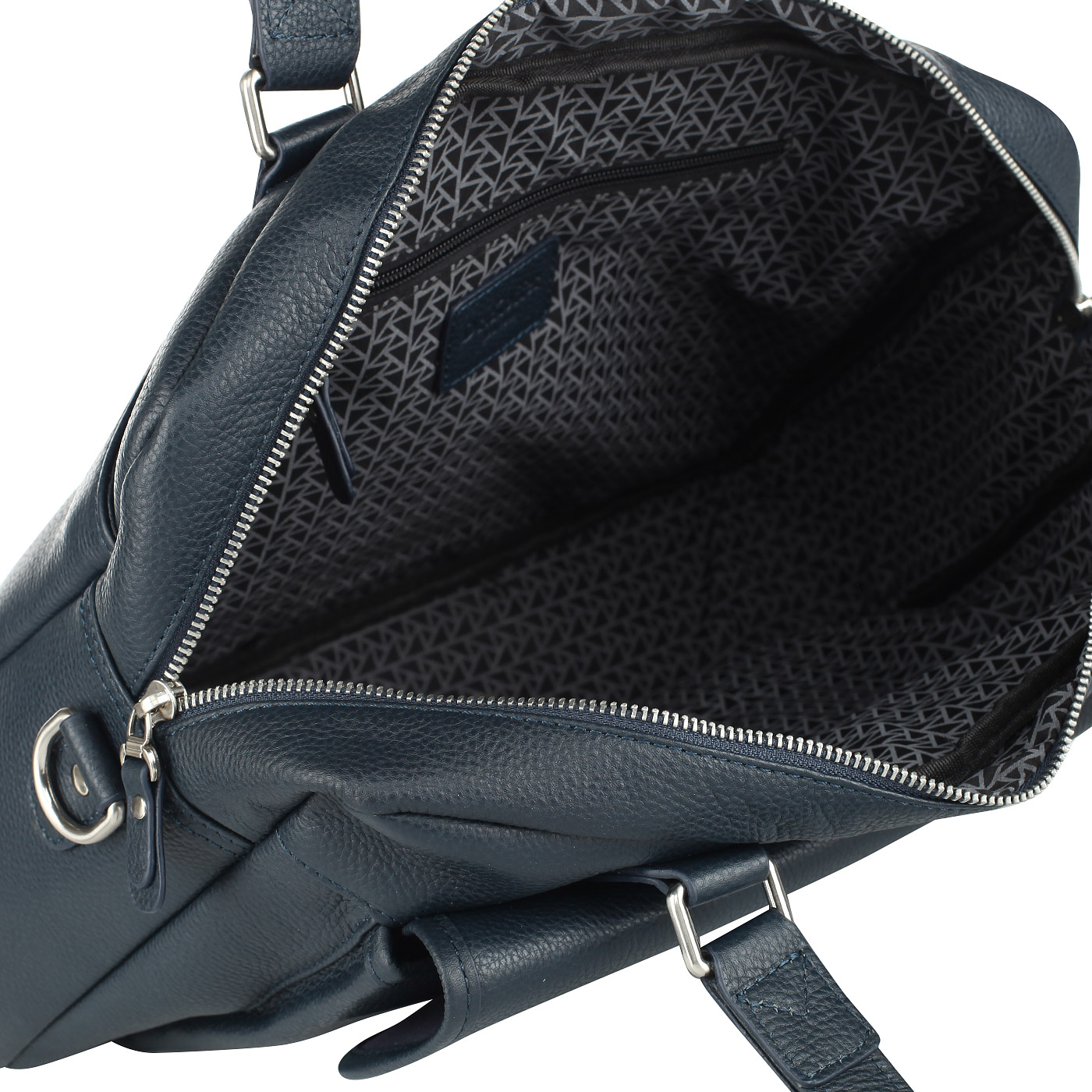 Мужская кожаная деловая сумка с плечевым ремешком Dr. Koffer 