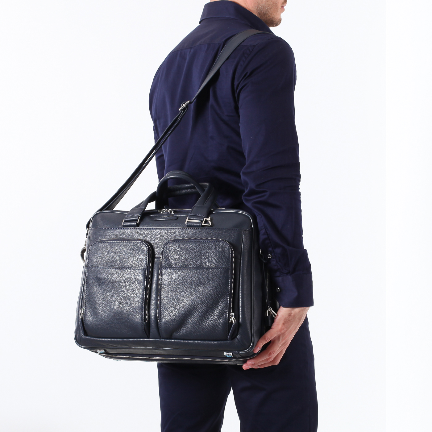 Деловая сумка с двумя отделениями Piquadro Modus