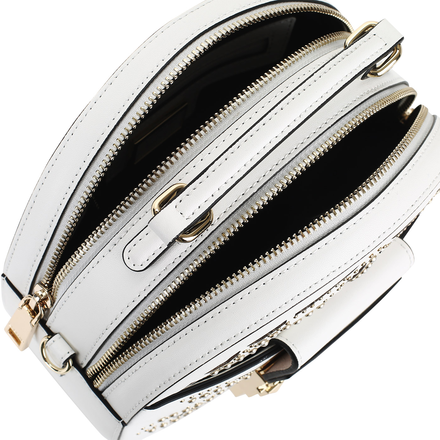 Кожаная сумка с клепками Cromia It becca