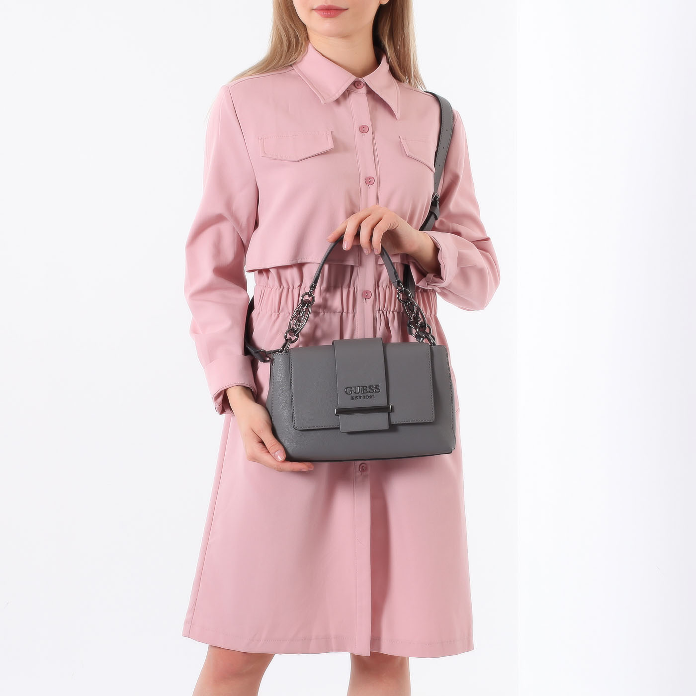 Сумка со съемным плечевым ремнем Guess Tara