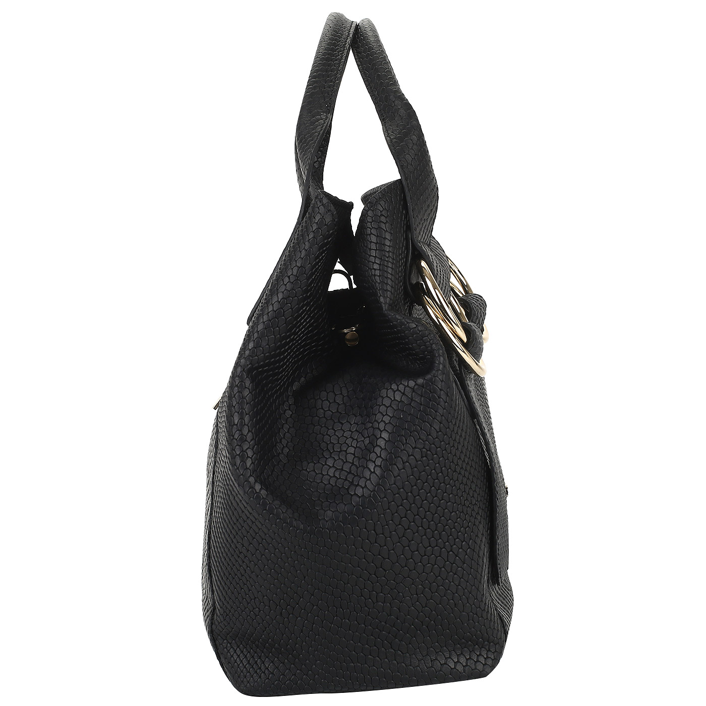 Черная кожаная сумка Ripani Bigia