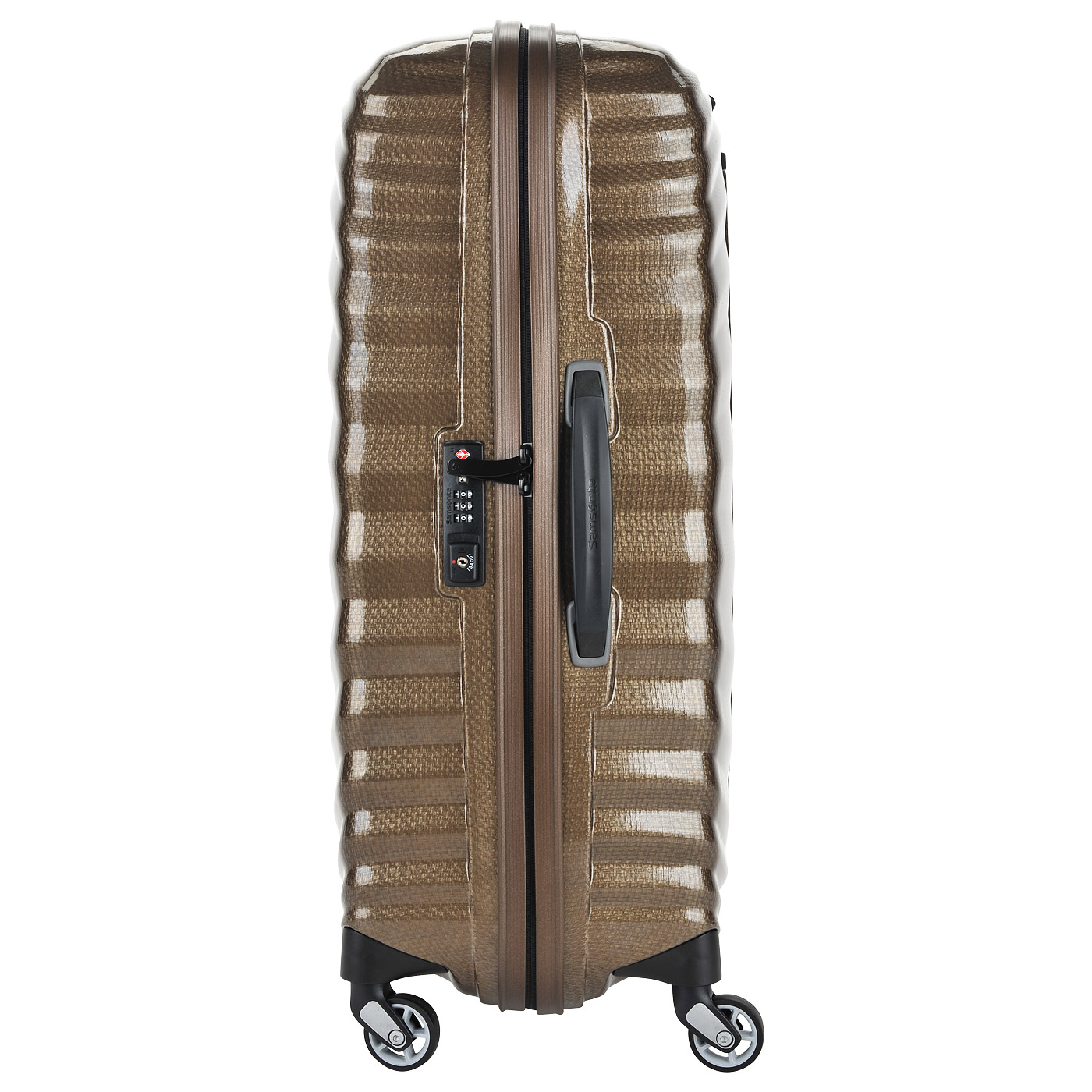 Чемодан средний M из материала Curv Samsonite Lite-Shock