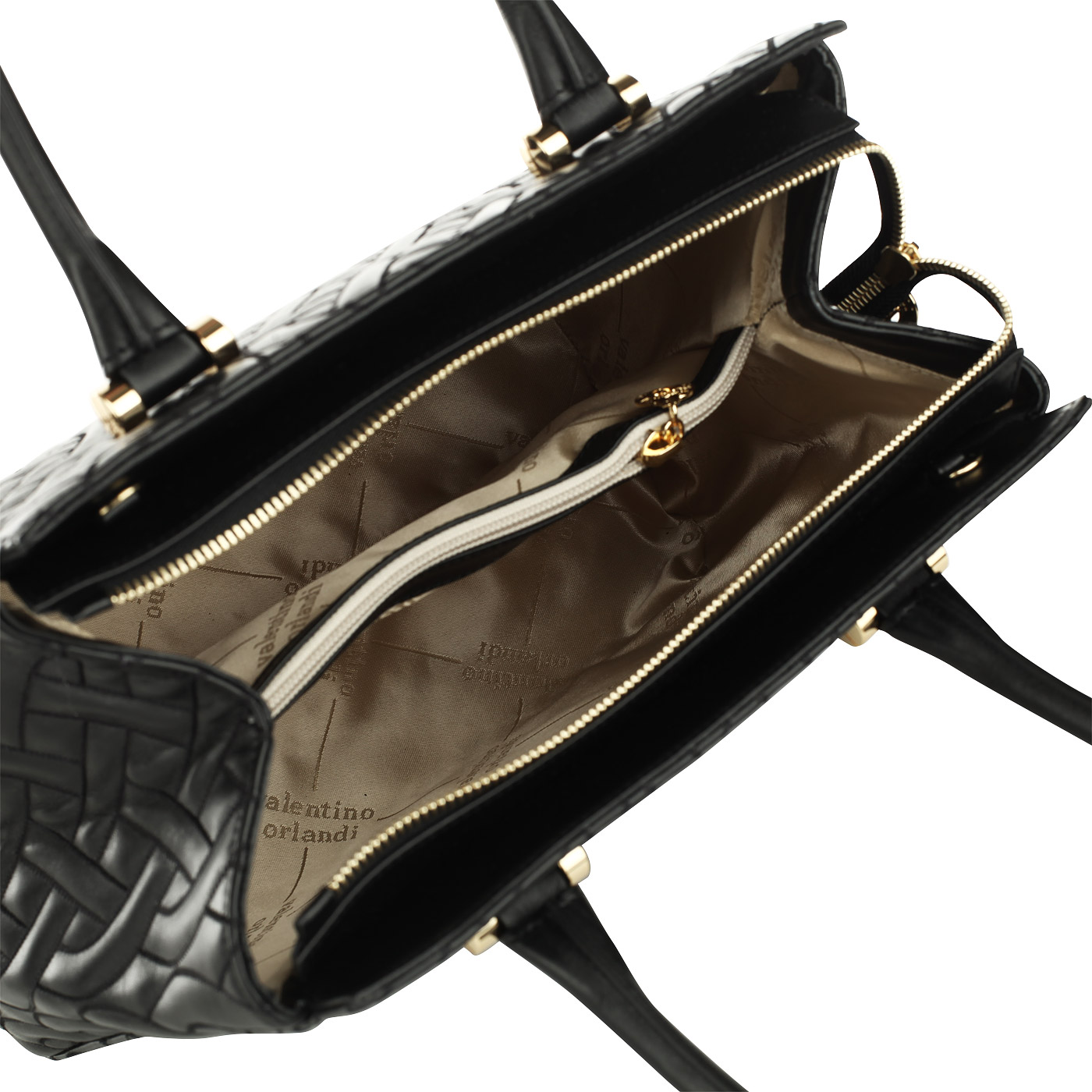 Стеганая сумка из кожи Valentino Orlandi Malika