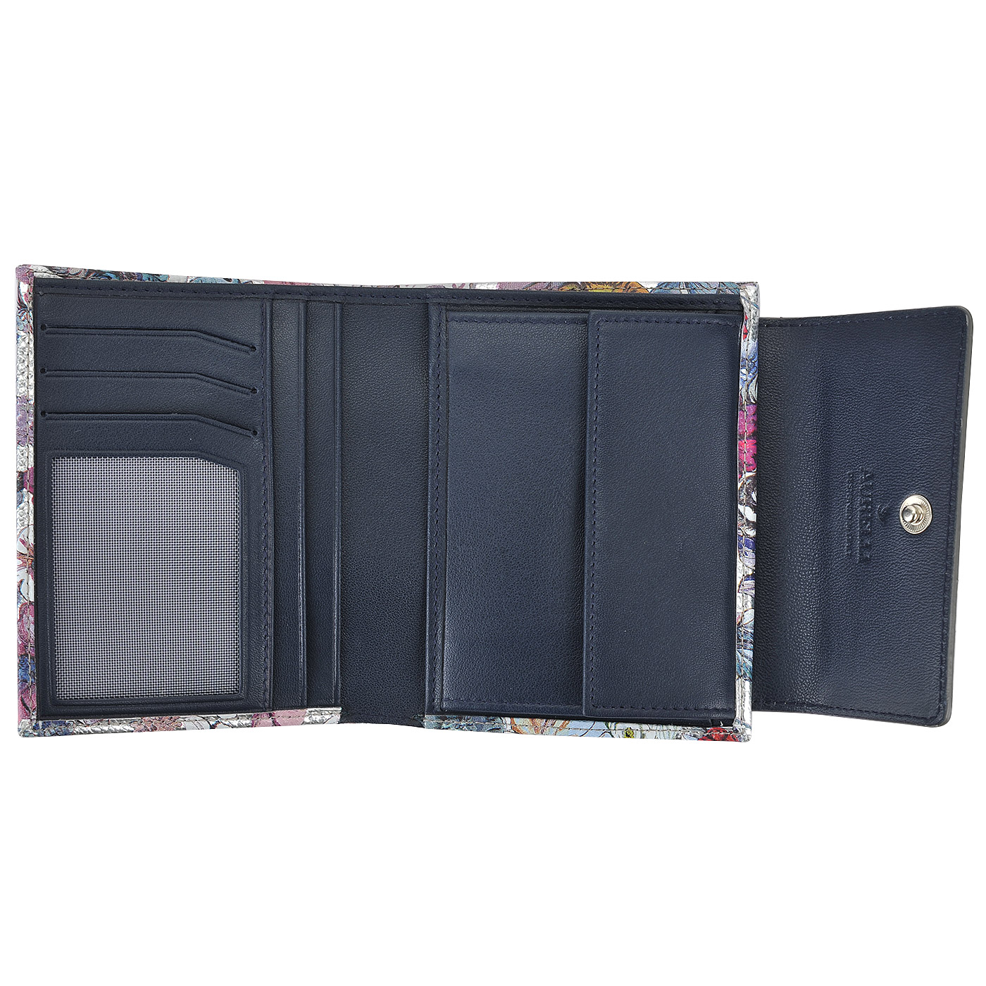 Женское кожаное портмоне Aurelli Luna fiore