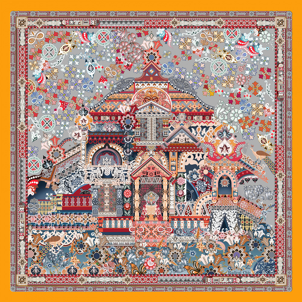 Radical Chic Платок из шелка