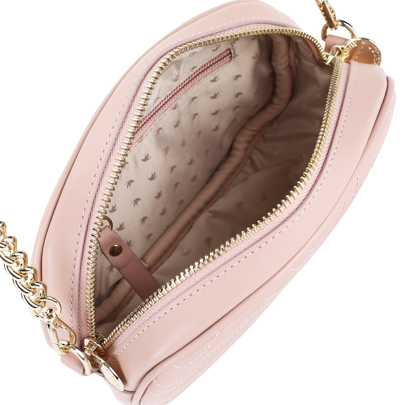 Овальная сумочка с поясным ремнем Aurelli Shine