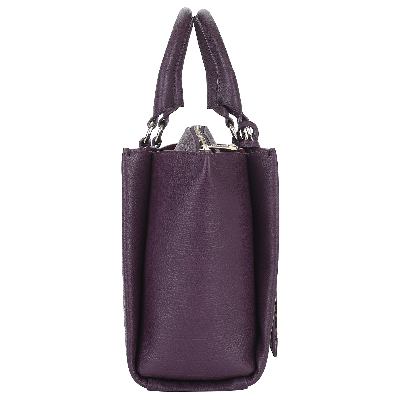 Кожаная сумка с брелоком Aurelli Soft