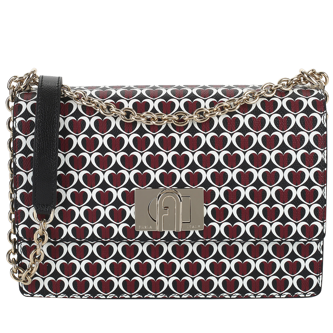 Furla Кожаная сумка на цепочке