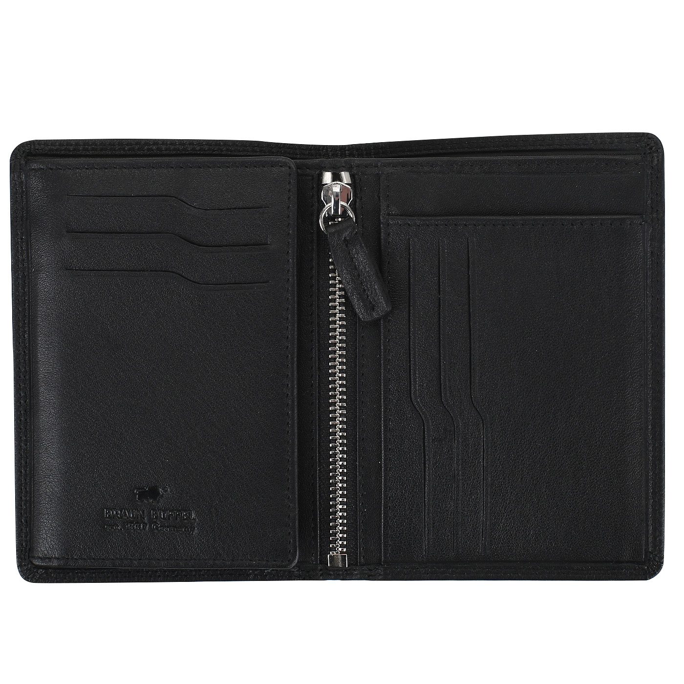 Портмоне из черной кожи Braun Buffel Golf 2.0