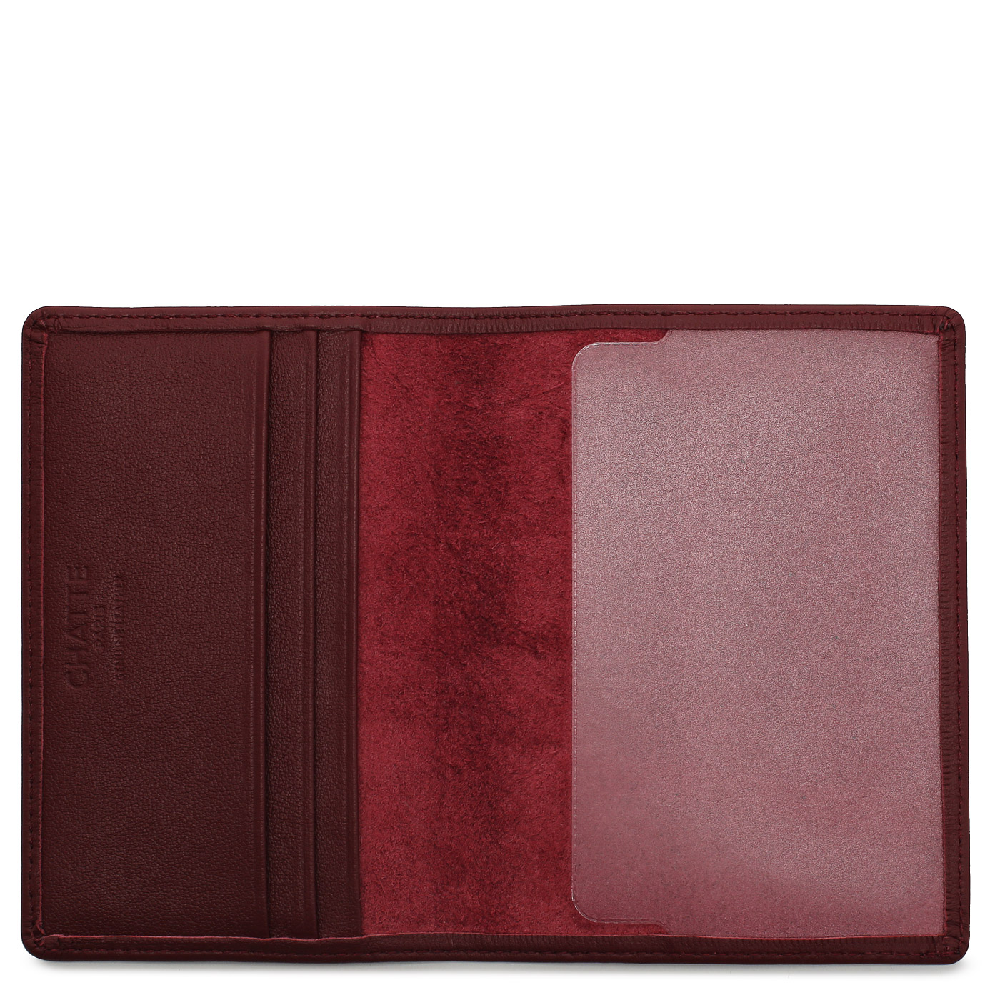 Кожаная обложка для паспорта Chatte Lion