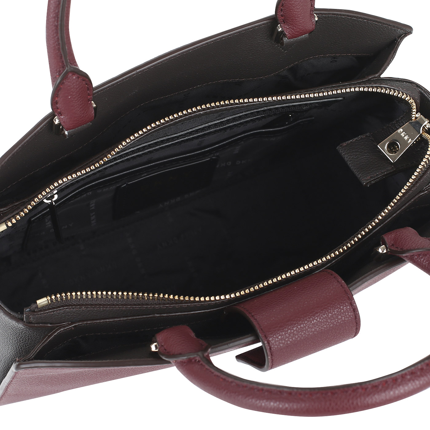 Бордовая сумка DKNY Clara