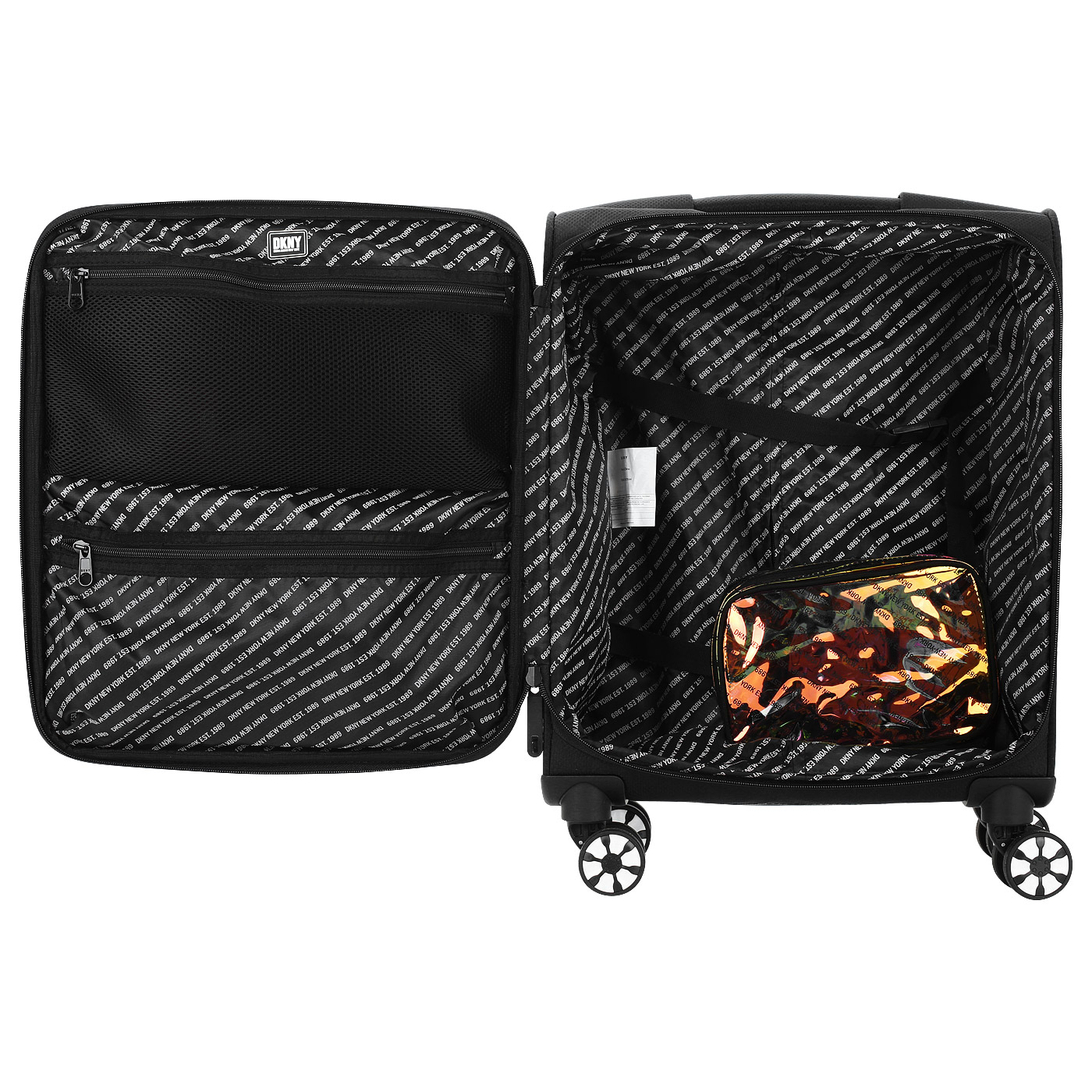 Чемодан маленький S тканевый с кодовым замком DKNY DKNY-305 Globe Trotter