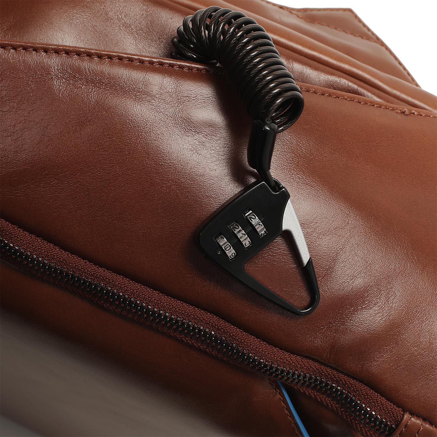 Кожаный рюкзак Piquadro Blue square