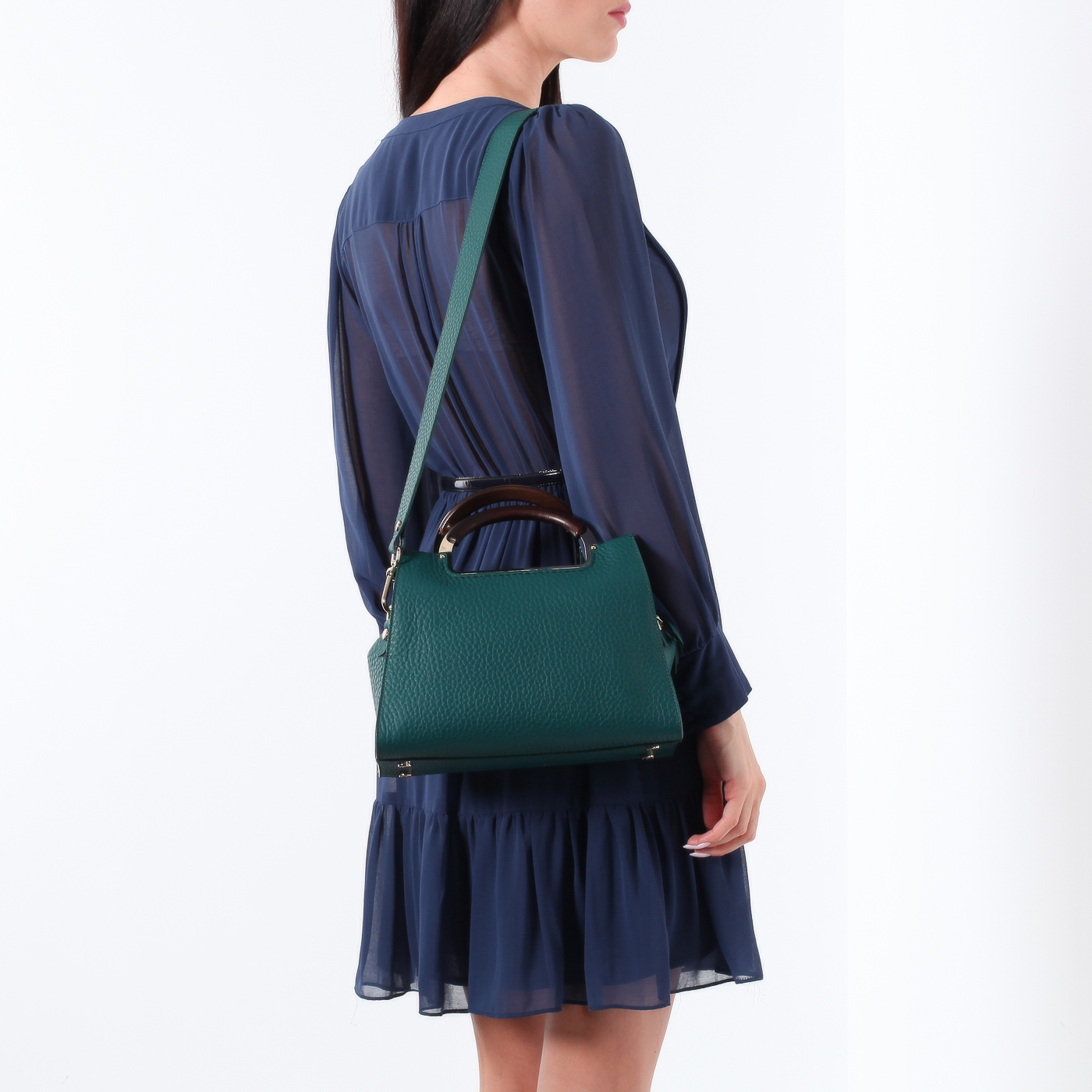 Сумка из зернистой кожи Gironacci 