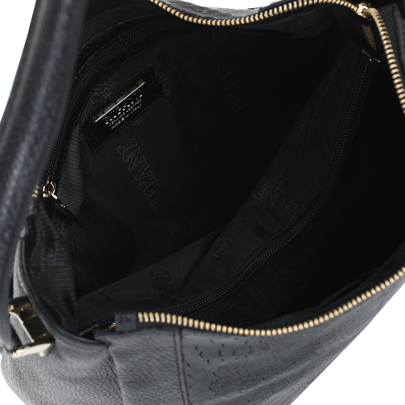 Черная кожаная сумка Ripani Azalea