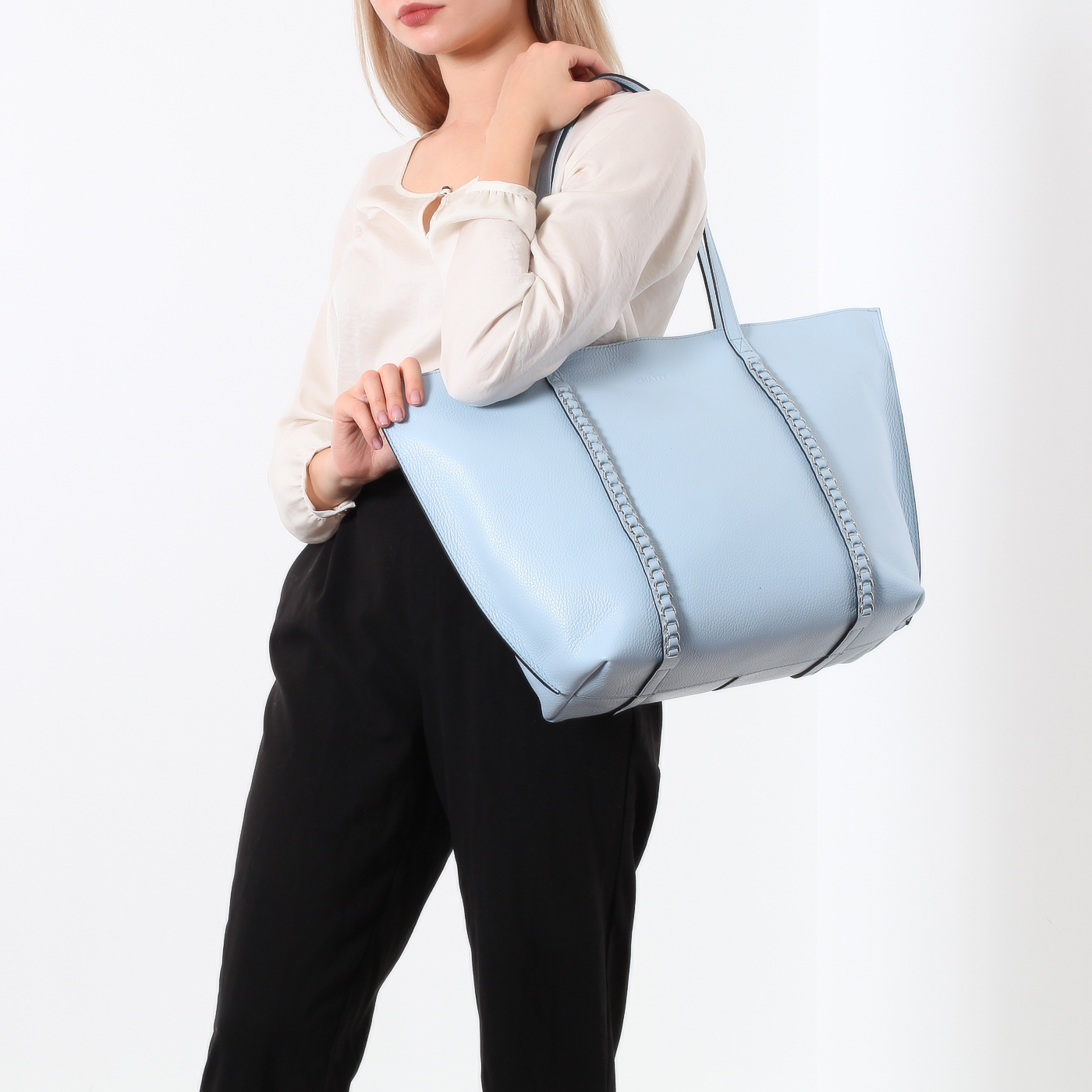 Сумка из зернистой кожи Chatte Marseille