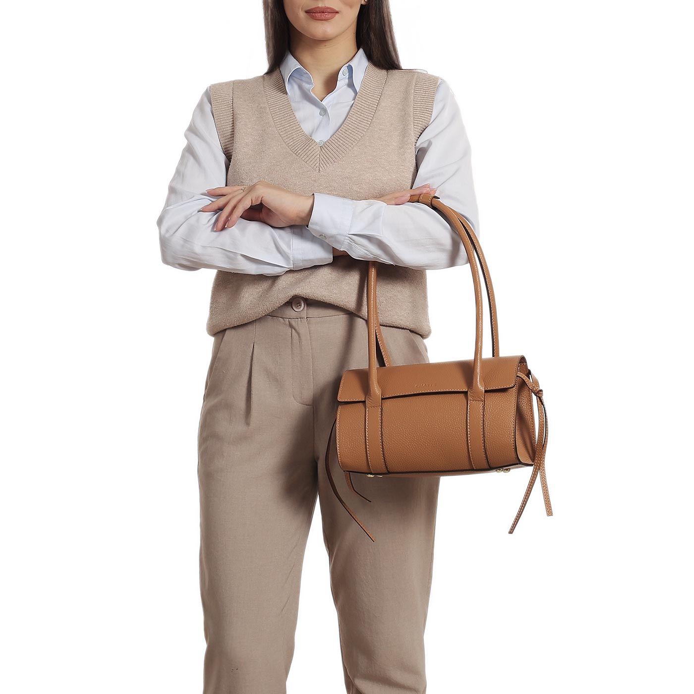 Кожаная сумка Chatte Marseille