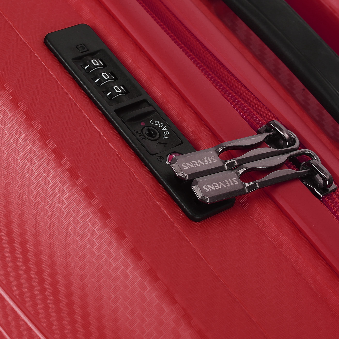 Чемодан маленький S из полипропилена с кодовым замком Stevens Morocco