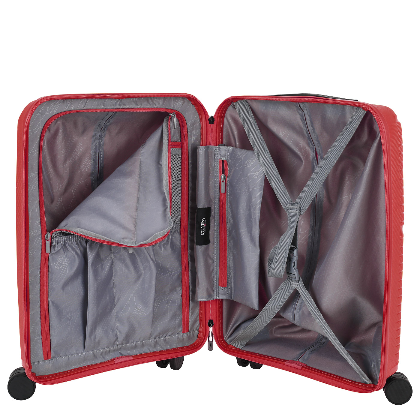 Чемодан маленький S из полипропилена с кодовым замком Stevens Morocco