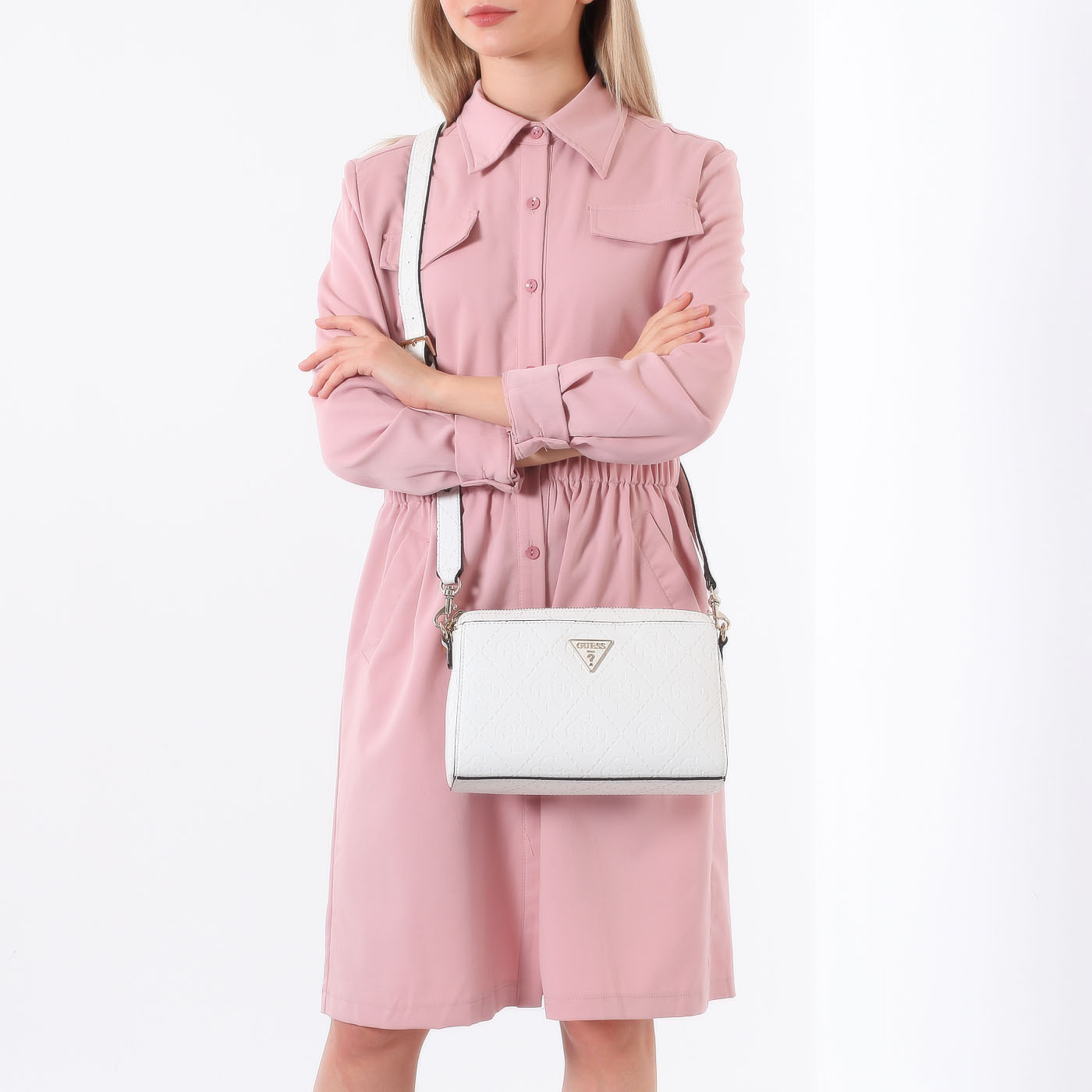 Сумка с тиснением Guess Maddy