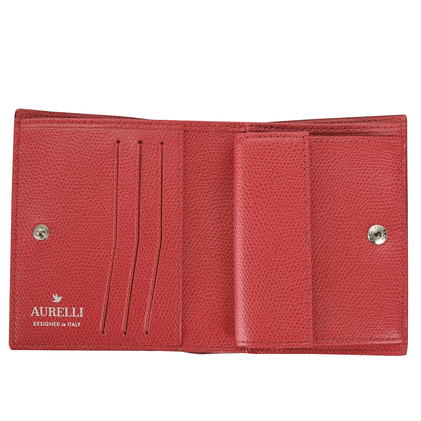 Компактное женское портмоне из натуральной кожи Aurelli Alma