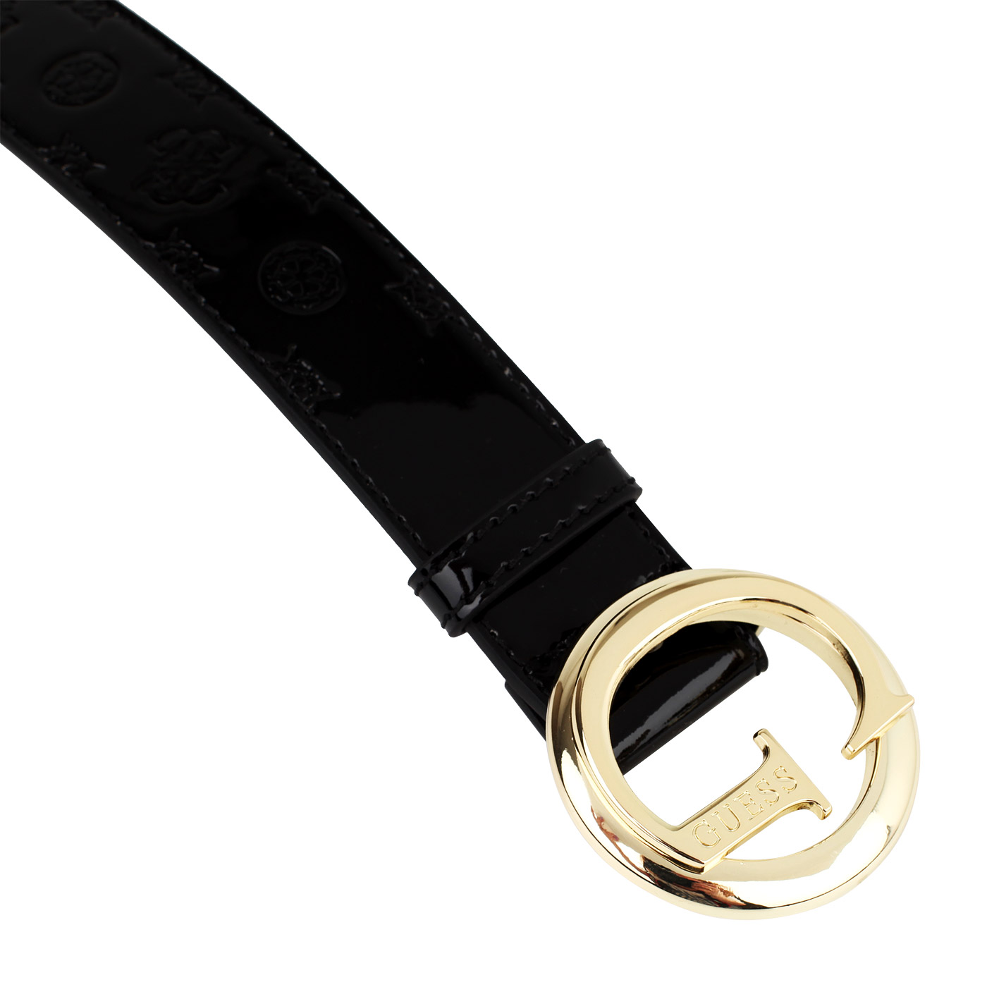 Ремень с тиснением Guess Peony Shine