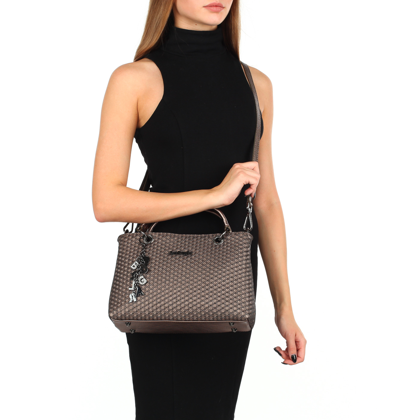 Сумка с тиснением Sara Burglar Cherie Cometa