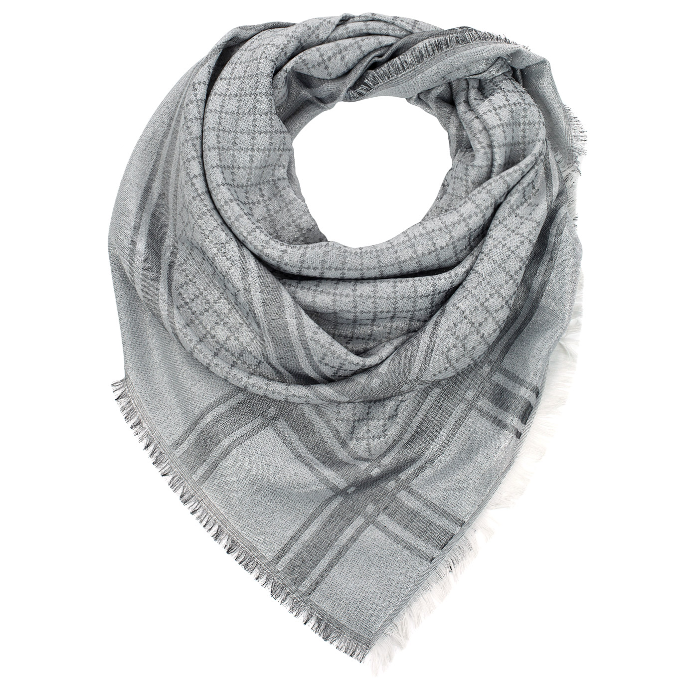 Dr. Koffer Женский платок серебристого оттенка