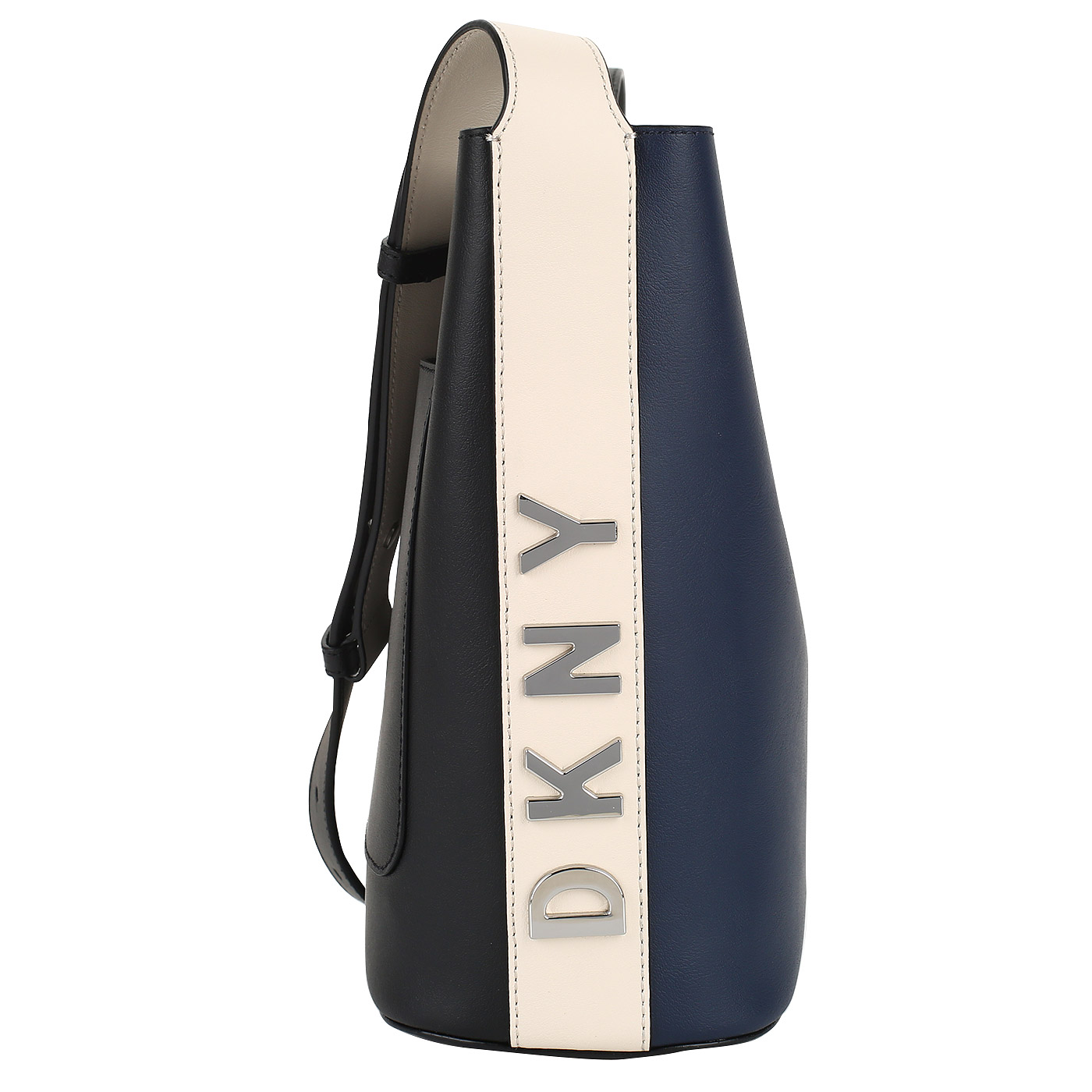 Кожаная сумочка с широким ремешком DKNY Bedford