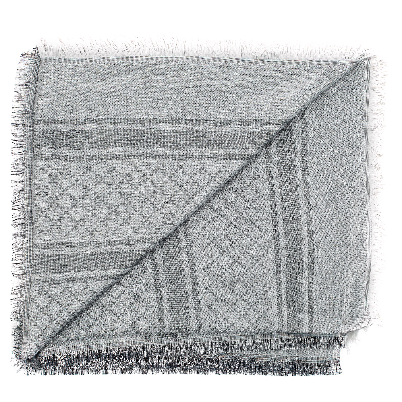 Женский платок серебристого оттенка Dr. Koffer 