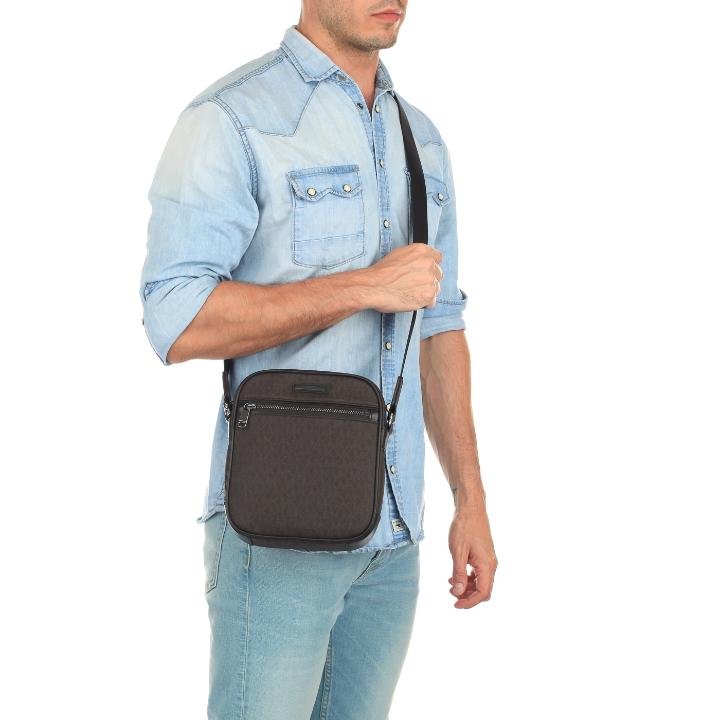 Мужская сумка-планшет через плечо Michael Kors Men Jet Set Mens