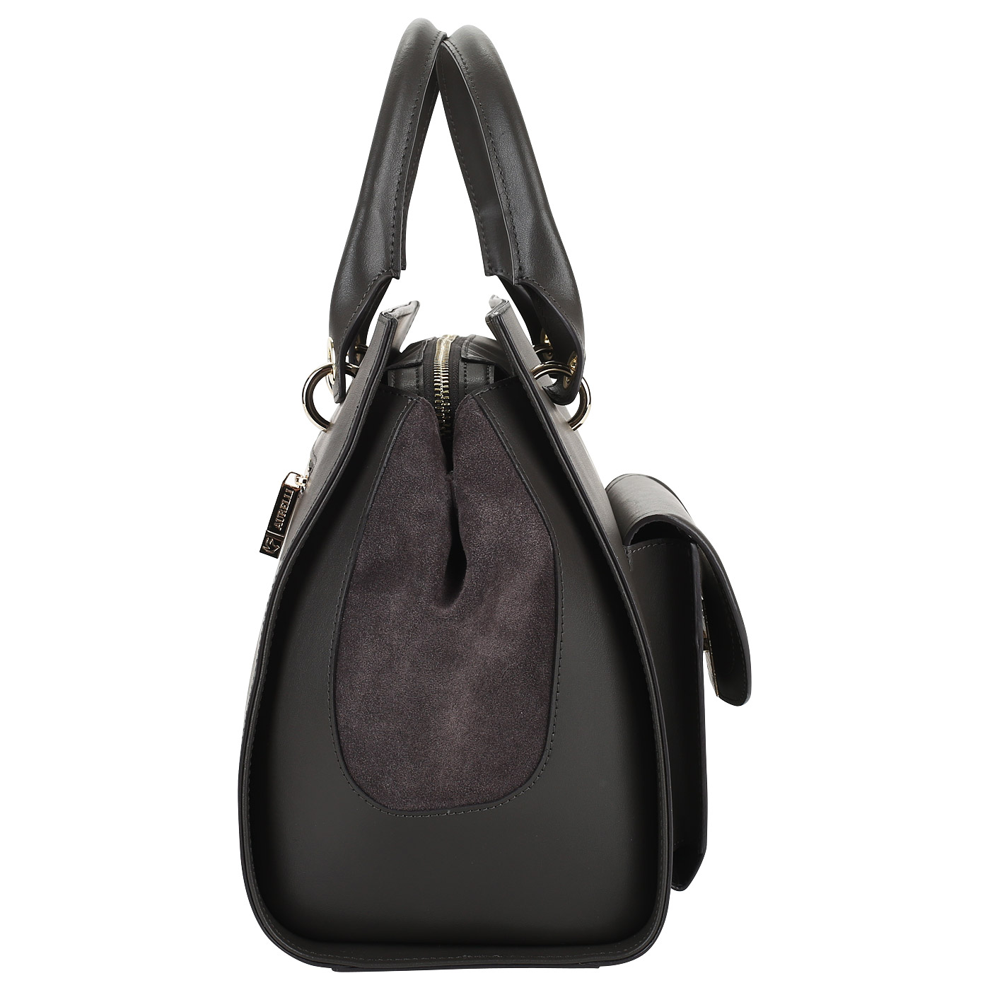 Серая сумка на молнии Aurelli 