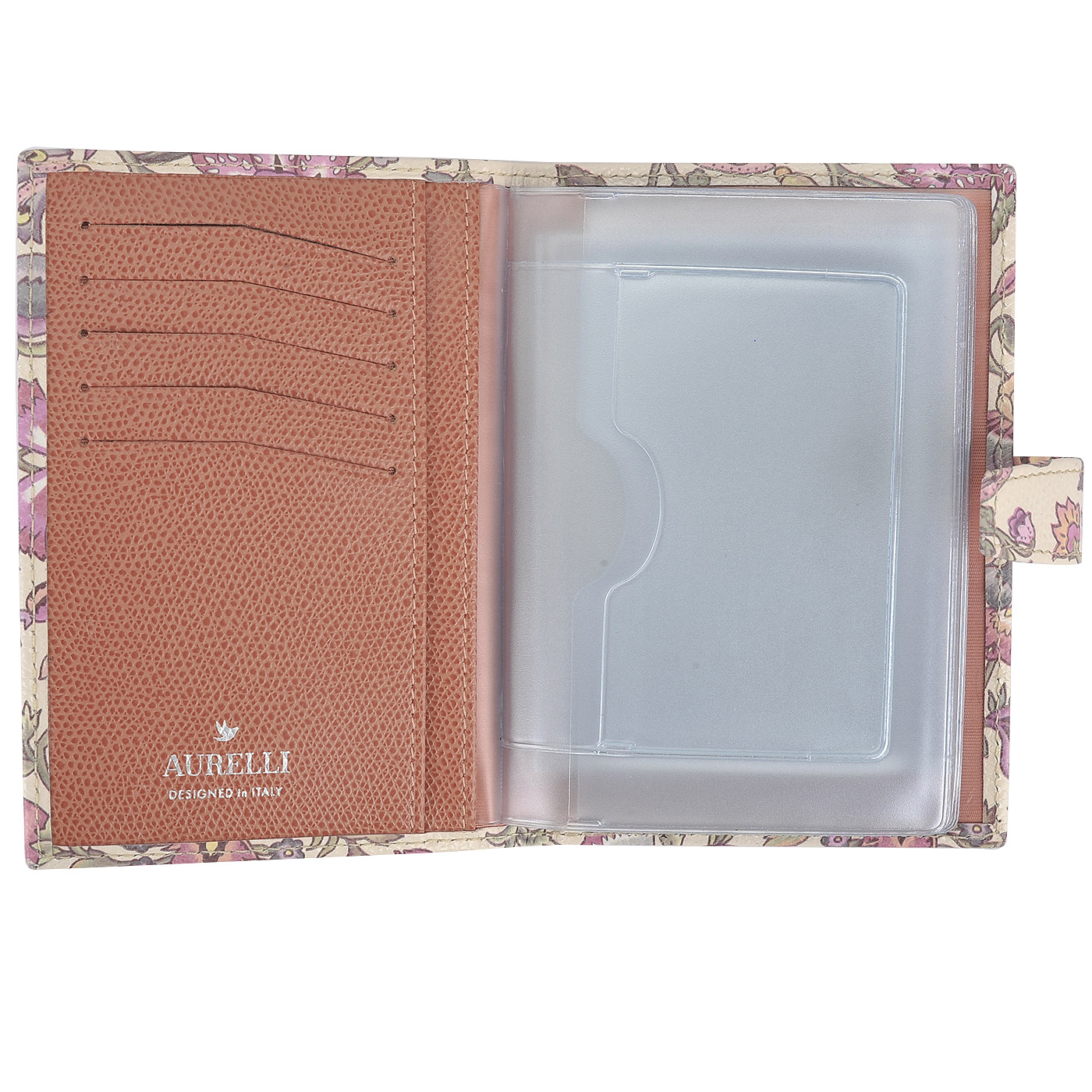 Кожаная обложка для автодокументов Aurelli Alma fiore
