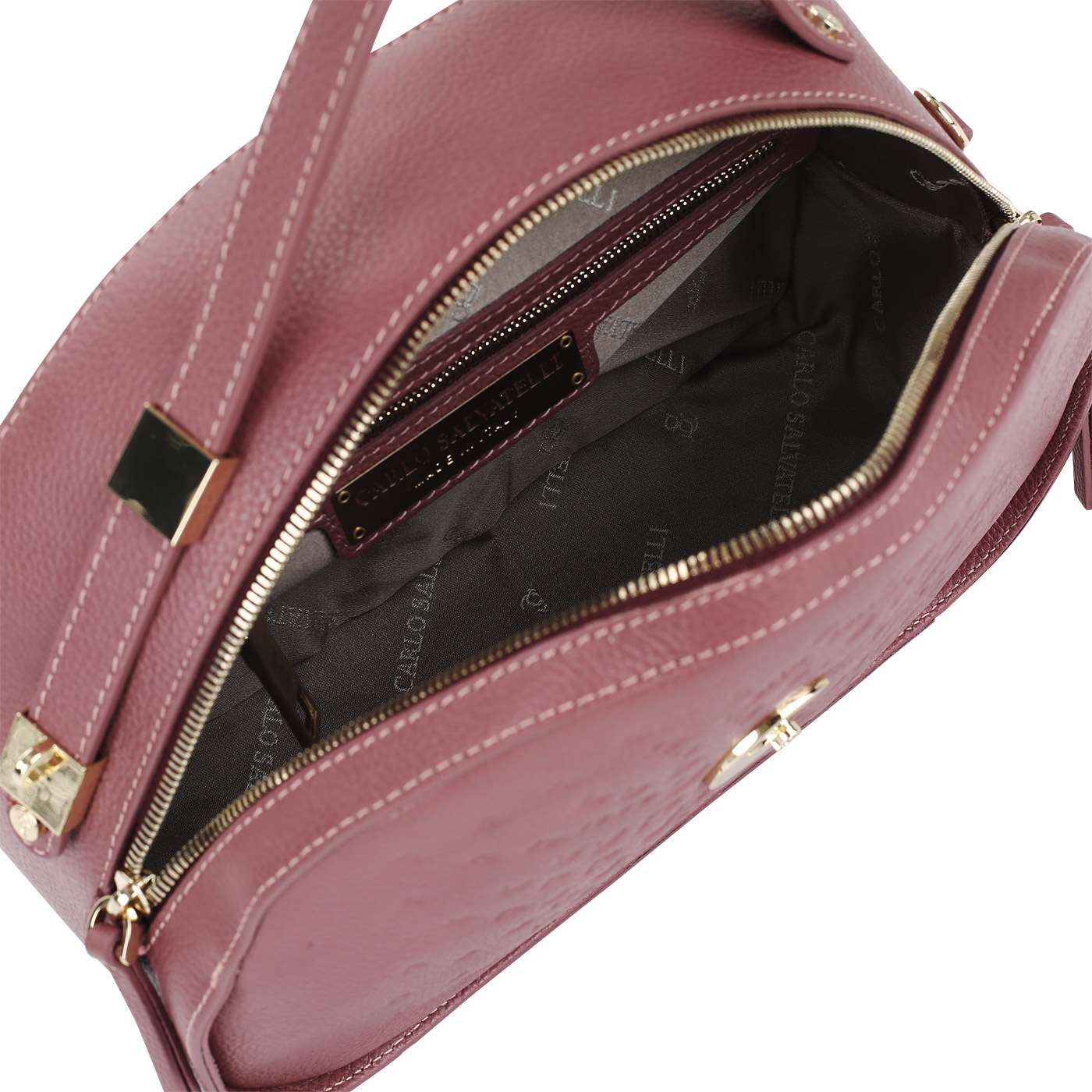 Сумка на молнии Carlo Salvatelli Gemma