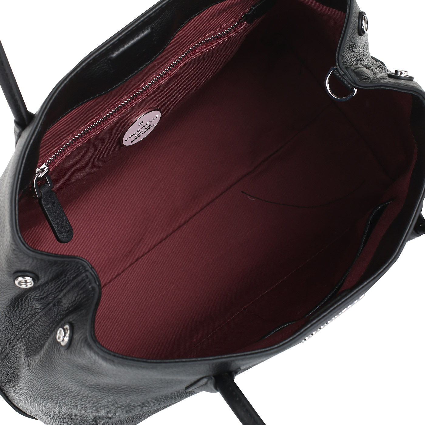 Кожаная сумка на кнопке Coccinelle Fidele