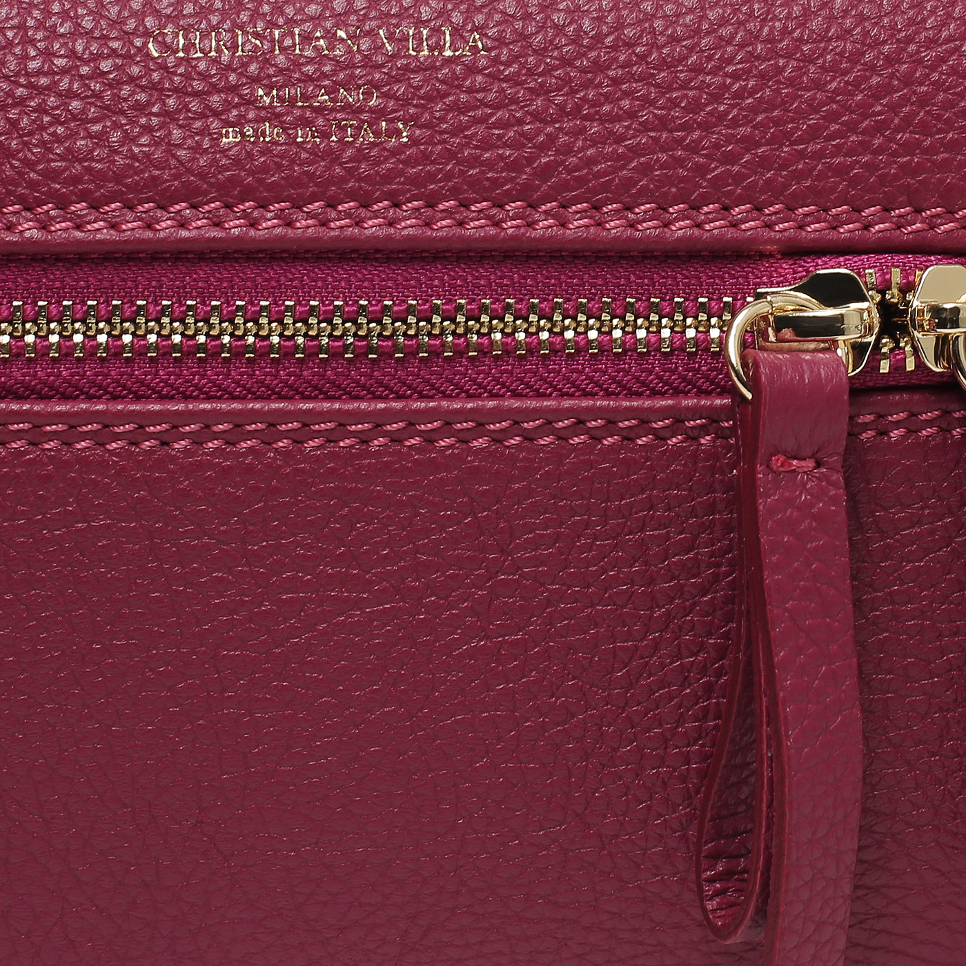 Кожаная сумка Christian Villa Peggy