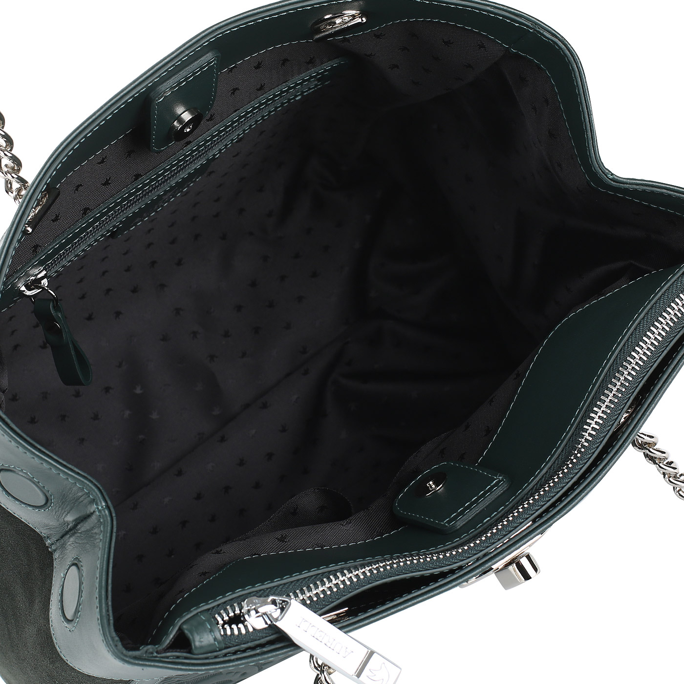 Комбинированная сумка с тиснением Aurelli 