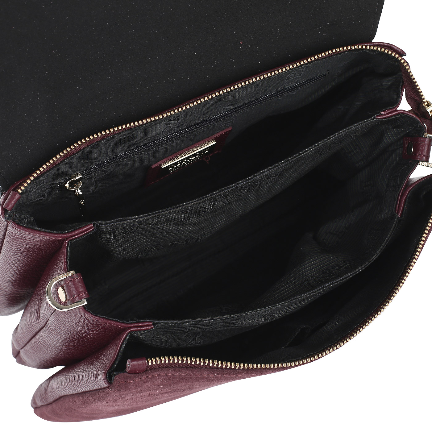 Сумка-сэтчел из кожи и замши Ripani Vanilla