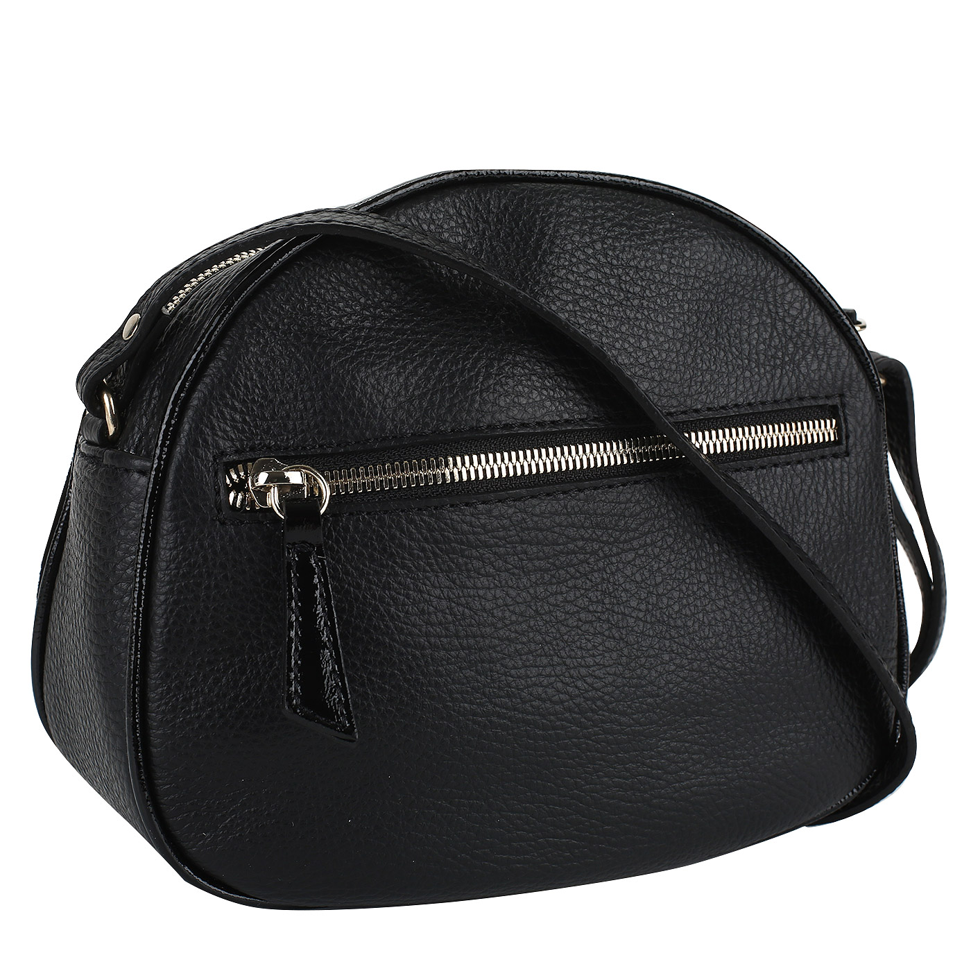 Кожаная сумочка на молнии Marina Creazioni 