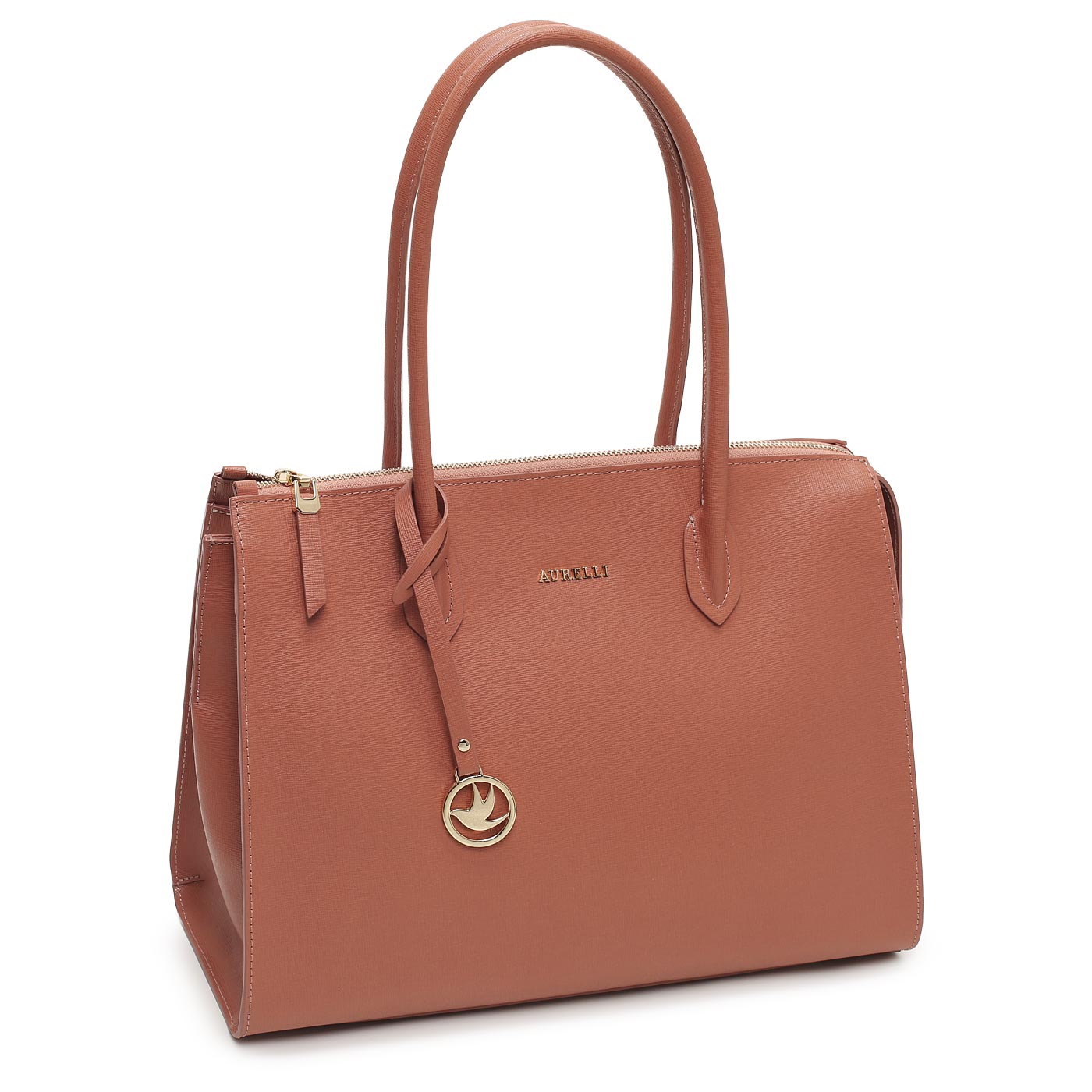 Кожаная сумка Aurelli Saffiano